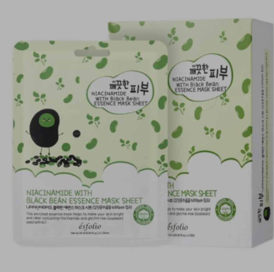 Niacinamide with Black Bean Essence Sheet Mask